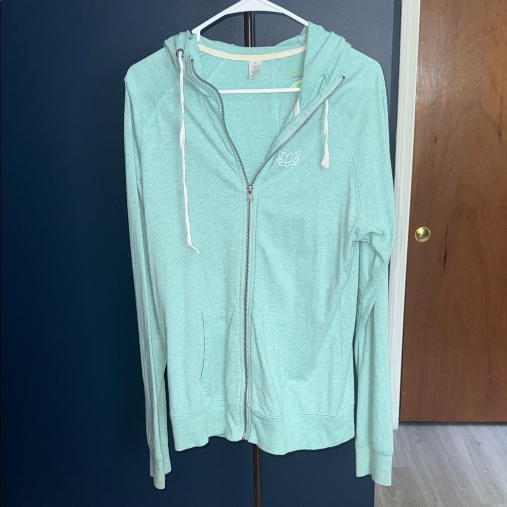 Earth Yoga Seafoam Green Organic Hoodie
